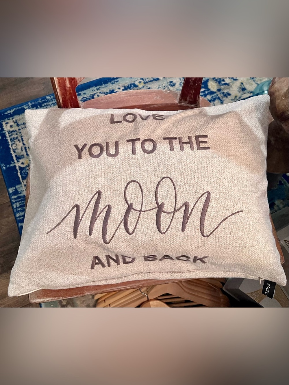 "Love You to the Moon & Back" Throw Pillow, Coffee Mug & Journal w/same saying